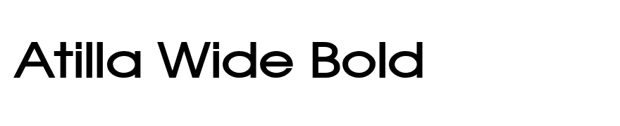 Atilla Wide Bold