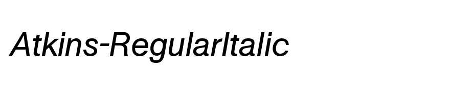 Atkins-RegularItalic