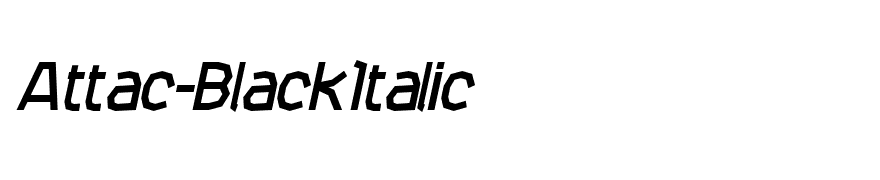 Attac-BlackItalic