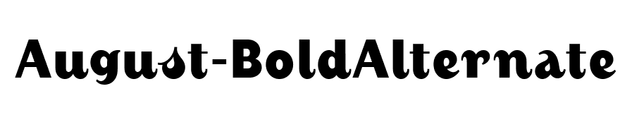 August-BoldAlternate