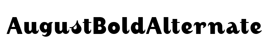 AugustBoldAlternate