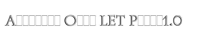 Augustea Open LET Plain1.0