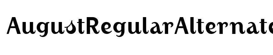 AugustRegularAlternate