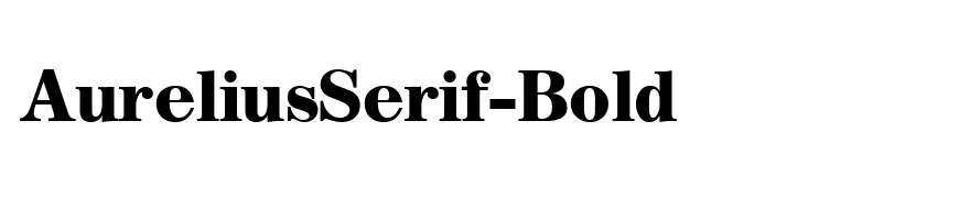 AureliusSerif-Bold
