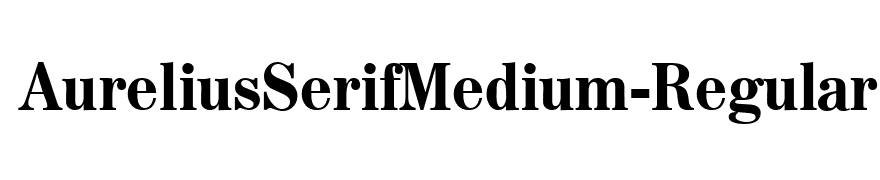 AureliusSerifMedium-Regular