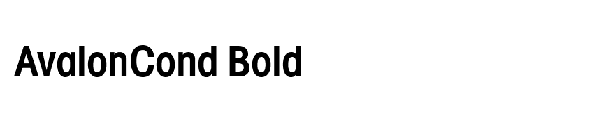 AvalonCond Bold