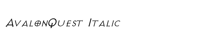 AvalonQuest Italic