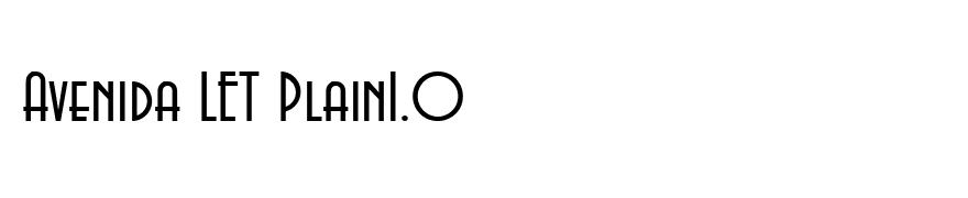 Avenida LET Plain1.0