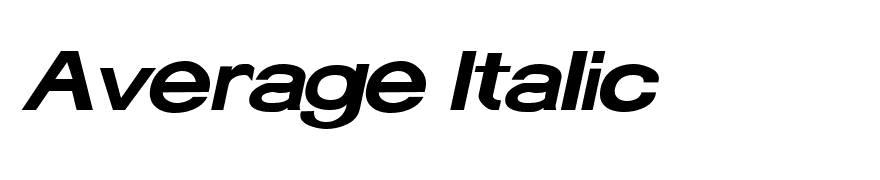 Average Italic