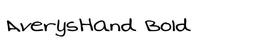AverysHand Bold