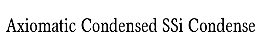 Axiomatic Condensed SSi Condensed