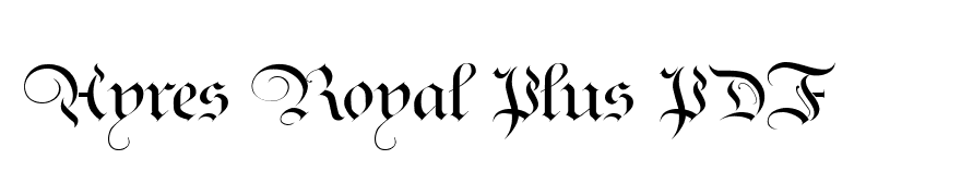 Ayres Royal Plus PDF