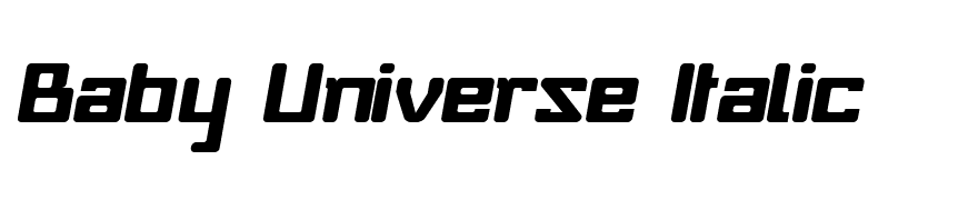 Baby Universe Italic