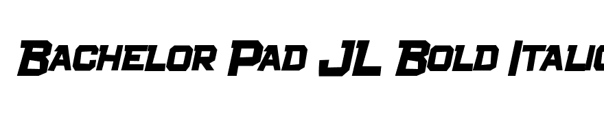 Bachelor Pad JL Bold Italic