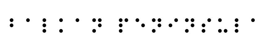 Balkan Peninsula Braille