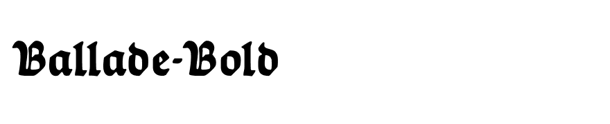 Ballade-Bold