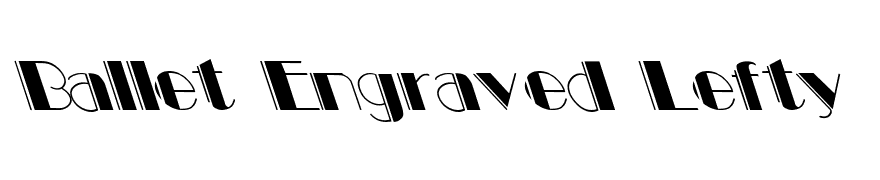 Ballet Engraved Lefty