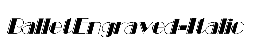 BalletEngraved-Italic