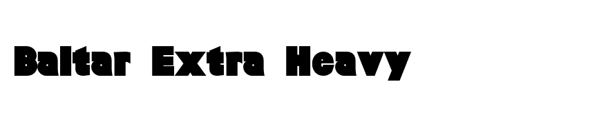 Baltar Extra Heavy