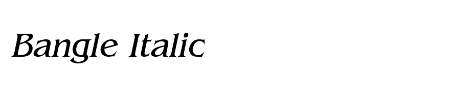 Bangle Italic