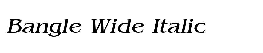 Bangle Wide Italic