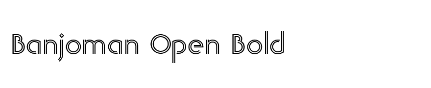 Banjoman Open Bold