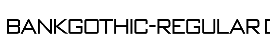 BankGothic-Regular DB