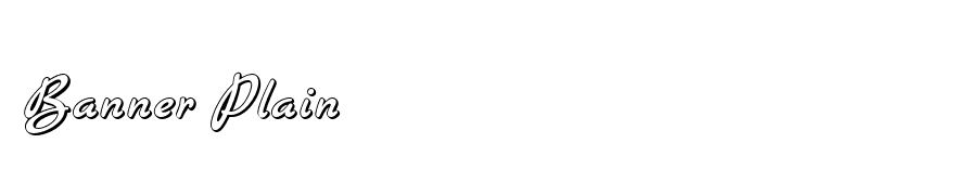 Banner Plain