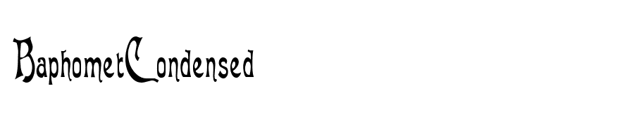 BaphometCondensed