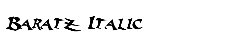 Baratz Italic