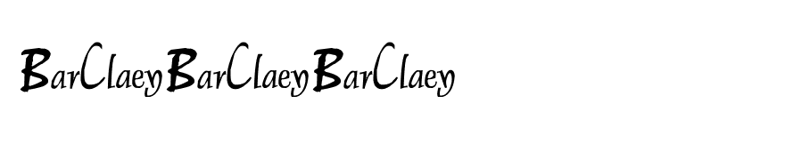 BarClaey Label