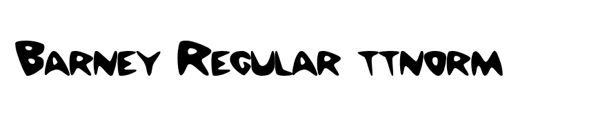 Barney Regular ttnorm