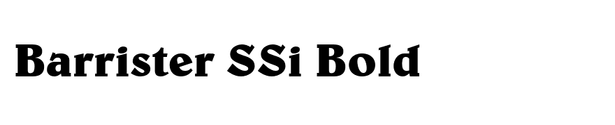 Barrister SSi Bold