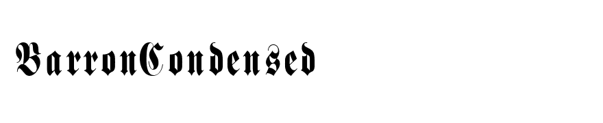 BarronCondensed