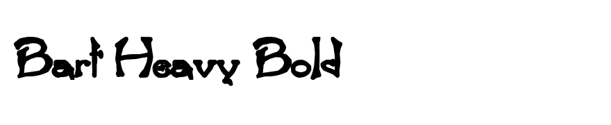 Bart Heavy Bold