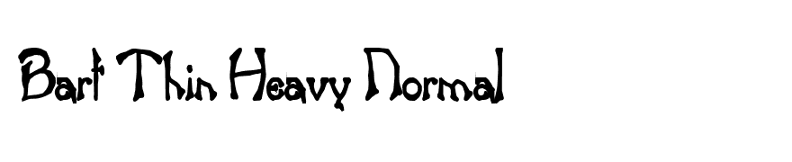 Bart Thin Heavy Normal