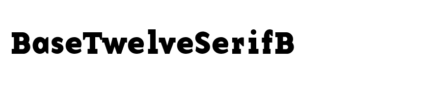 BaseTwelveSerifB