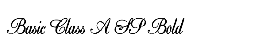 Basic Class A SP Bold