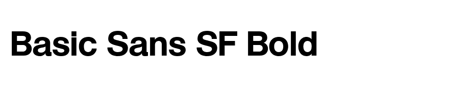 Basic Sans SF Bold