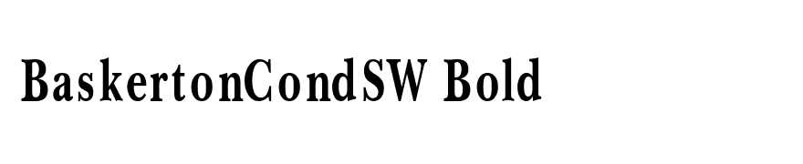BaskertonCondSW Bold