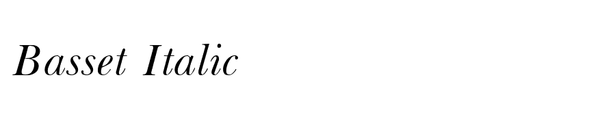 Basset Italic