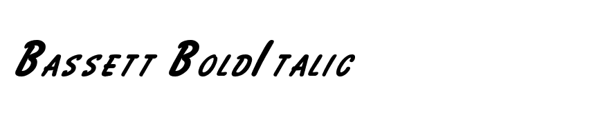 Bassett BoldItalic