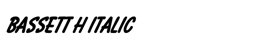 Bassett H Italic