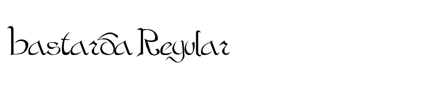 Bastarda Regular