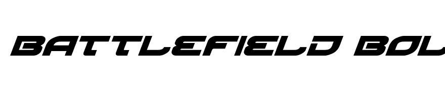 Battlefield Bold Italic