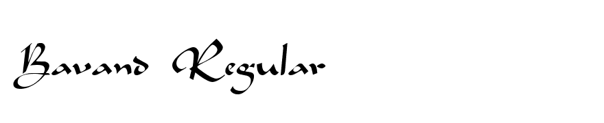 Bavand Regular
