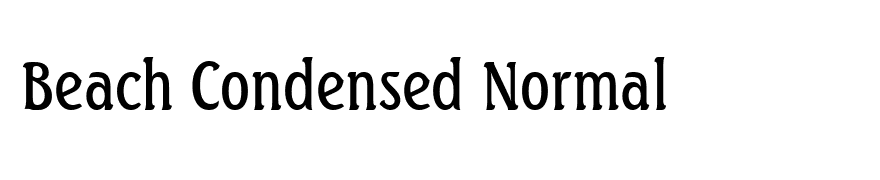 Beach Condensed Normal