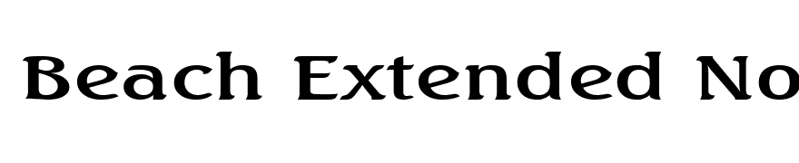 Beach Extended Normal