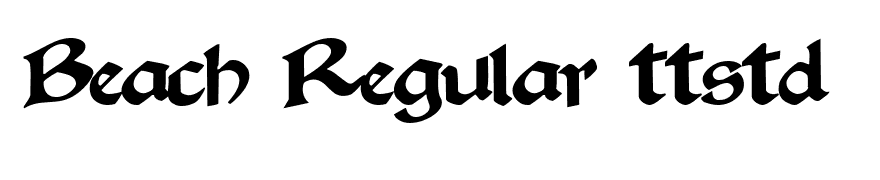 Beach Regular ttstd