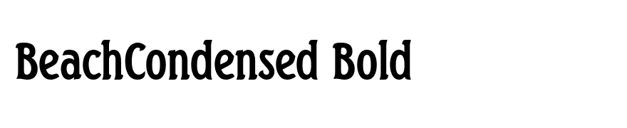 BeachCondensed Bold